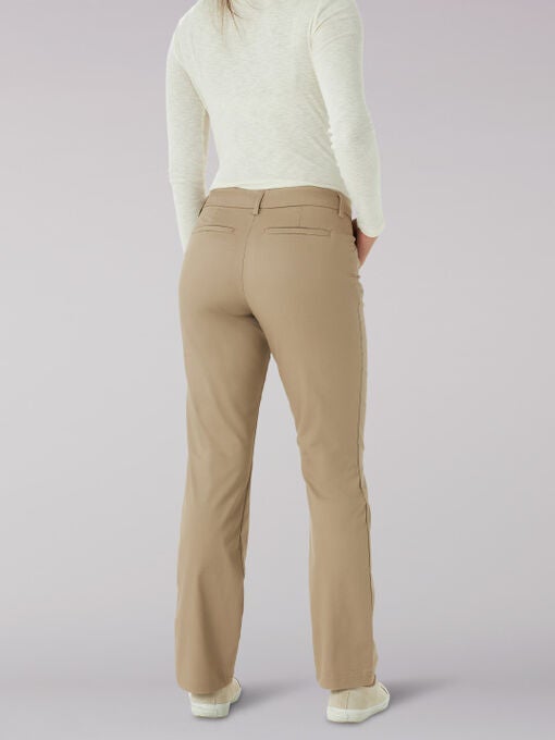 Relaxed Fit Wrinkle Free Straight Leg Pant, , alternate image number null