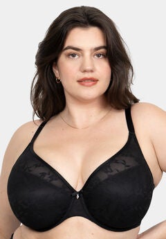 No Show Lace Plunge T-shirt Bra