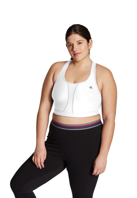 The Vented Plus Sports Bra , WHITE, hi-res image number null