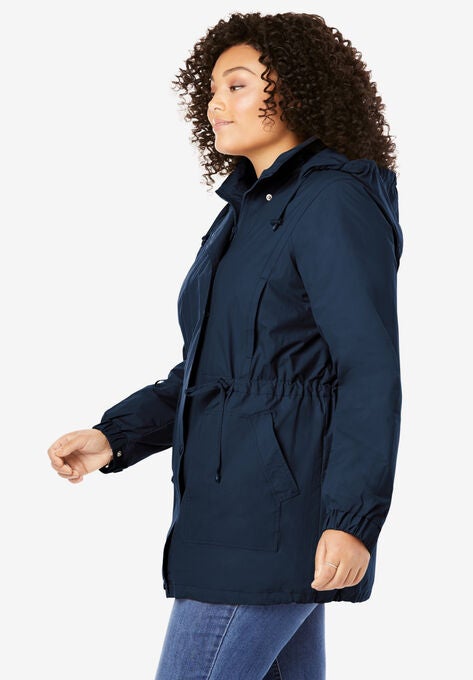 Fleece-Lined Taslon® Anorak Within