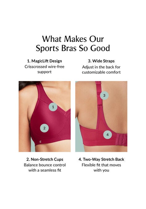 MAGICLIFT® SEAMLESS SPORT BRA 1006, , alternate image number null