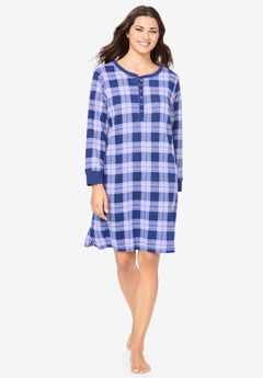 Thermal Henley Sleepshirt