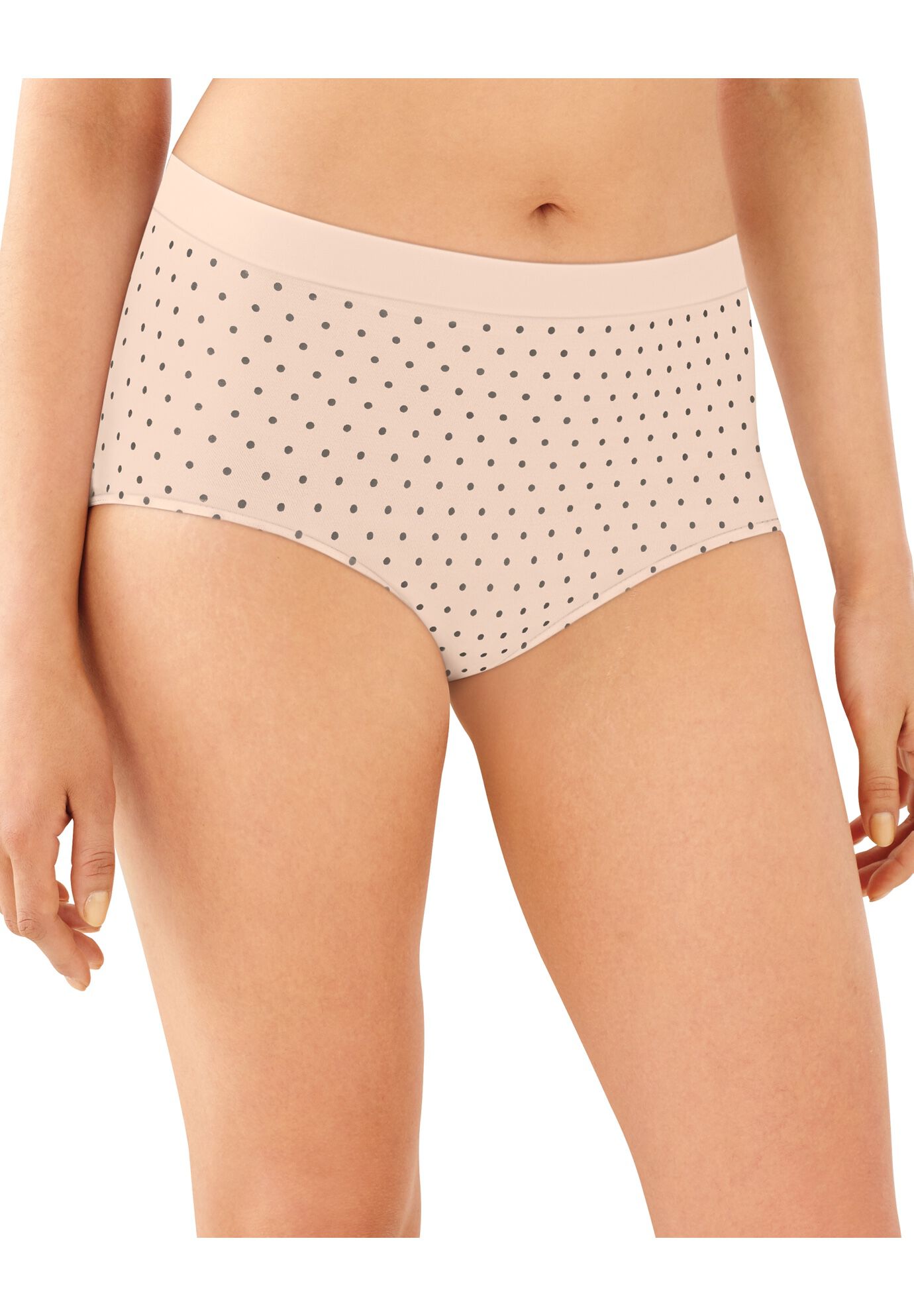 One Smooth U All-Around Smoothing Brief , BLUSH PINK DOT, hi-res image number 0
