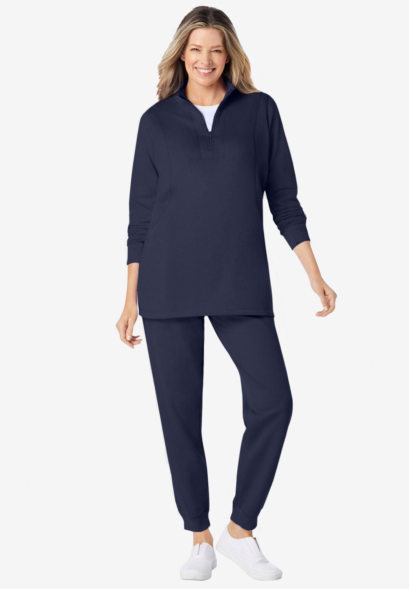 2 piece fleece sweatshirt set