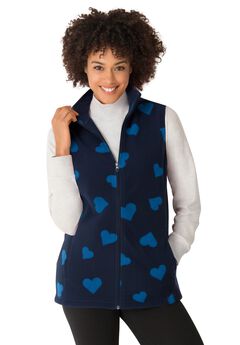 Zip-Front Microfleece Vest
