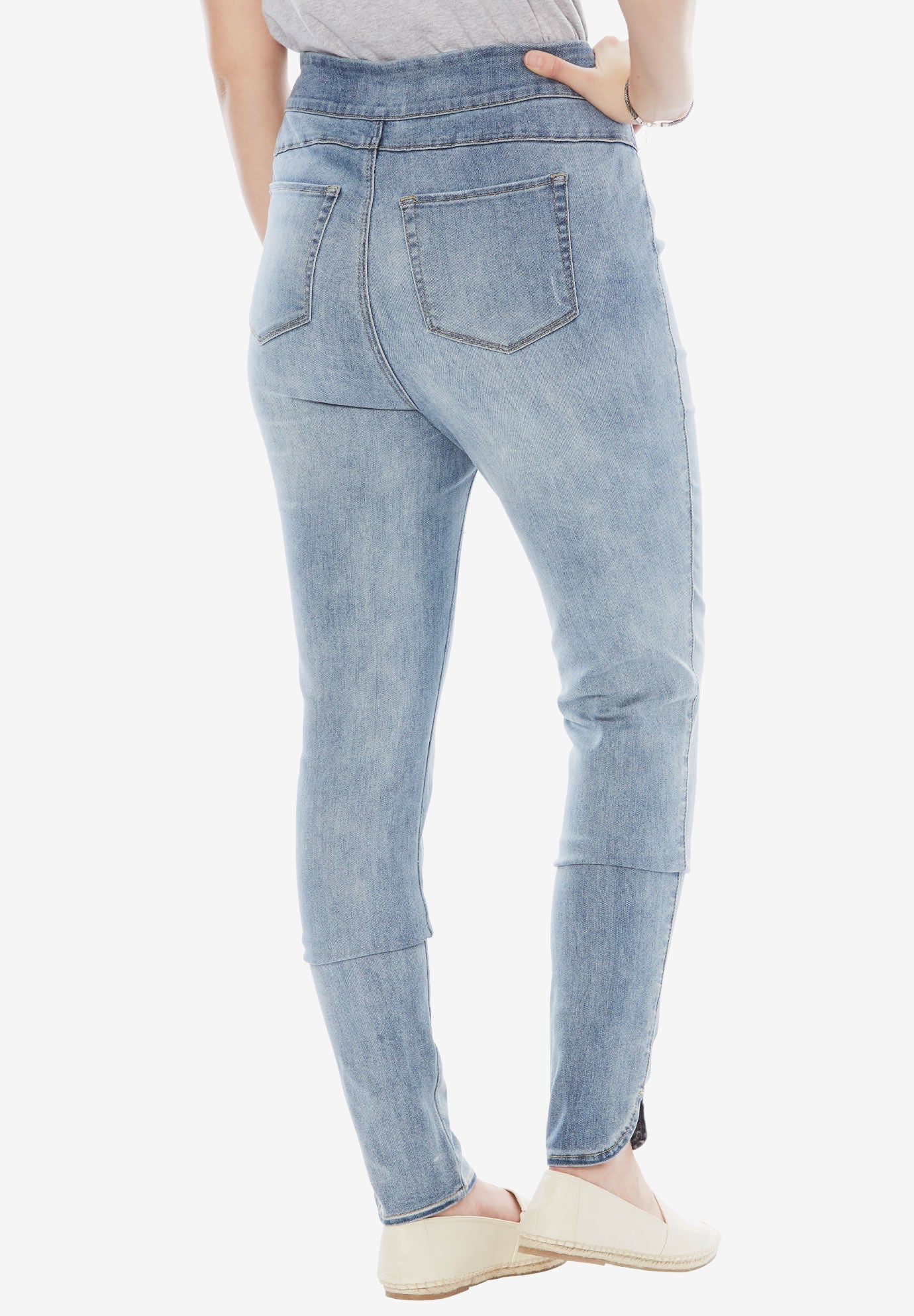 woman within jeggings