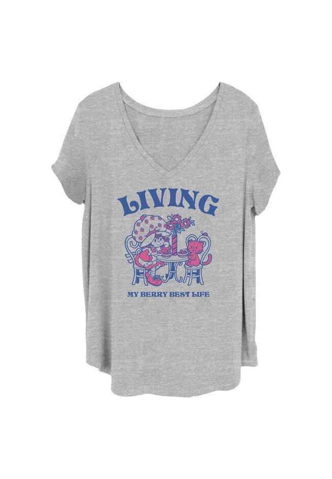 Sorry Cant Hang Out Ssc V-Neck T-Shirt, HEATHER GREY, hi-res image number 0