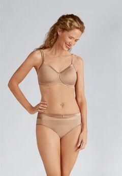 Lara Satin Padded Wire Free Bra 44212