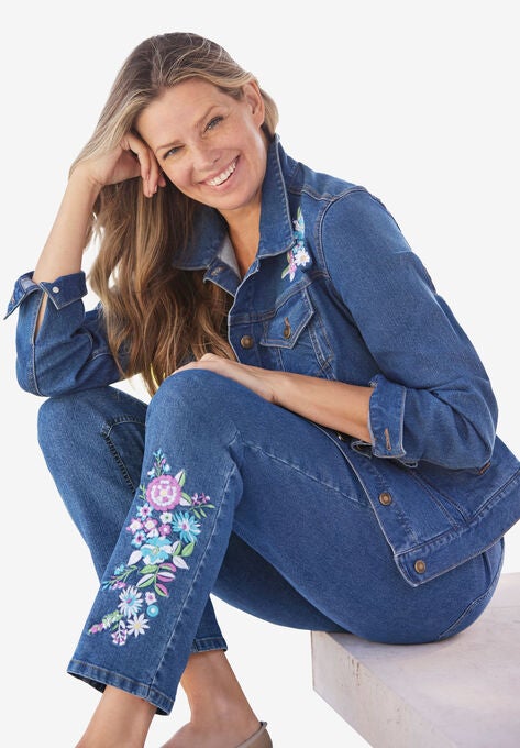 Straight Leg Stretch Jean, , alternate image number null