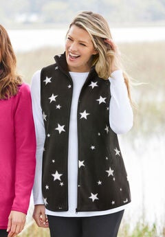 Zip-Front Microfleece Vest
