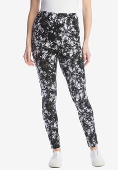 Stretch Cotton Printed Legging