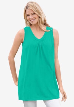 Plus Size Long Tunic Tops