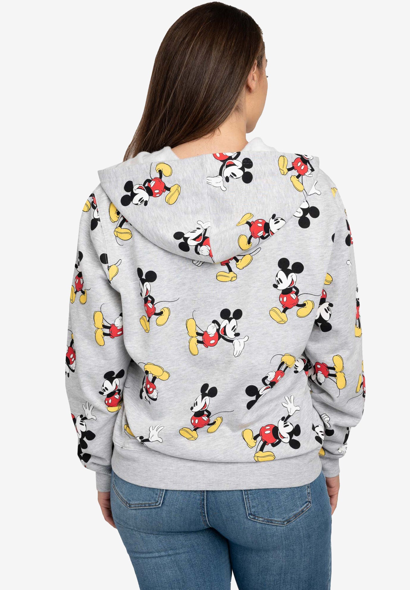 Mickey mouse white hoodie deals