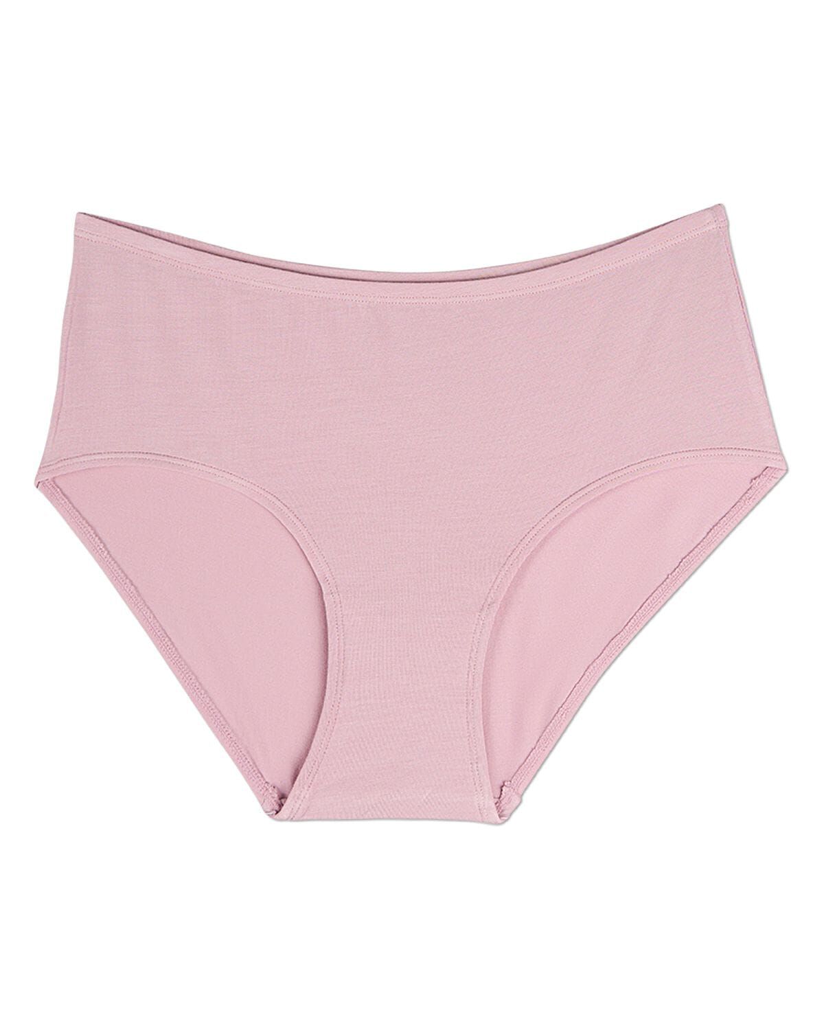 3 Pair Women's Luxe Modal Blend Brief Panties, MAUVE SHADOWS, alternate image number 1