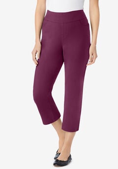 Flex-Fit Pull-On Denim Capri