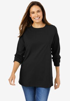 Perfect Long-Sleeve Crewneck Tee