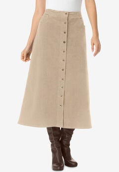 Corduroy skirt