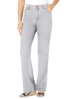 Stretch Denim Five-Pocket Bootcut Jeans
