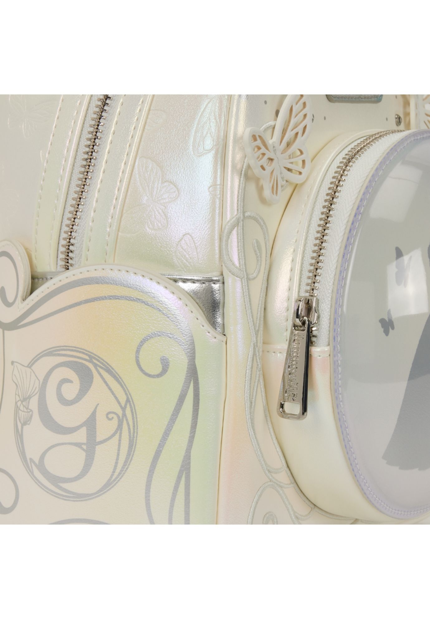 Loungefly x Wicked: For Good Glinda Bubble Mini Backpack, WHITE, alternate image number 3