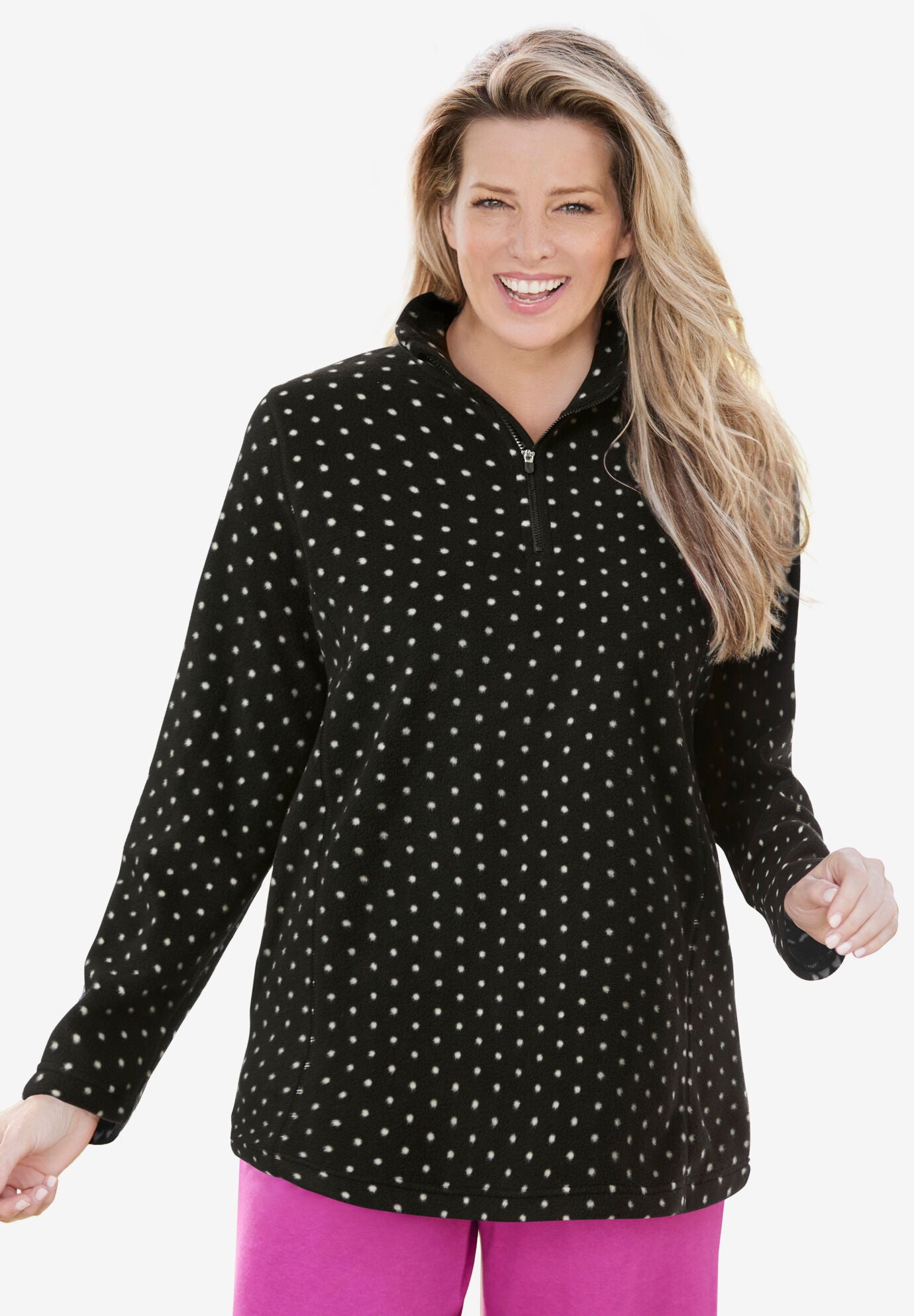 Microfleece discount quarter zip