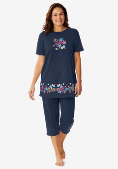 Knit Capri Sleep Set