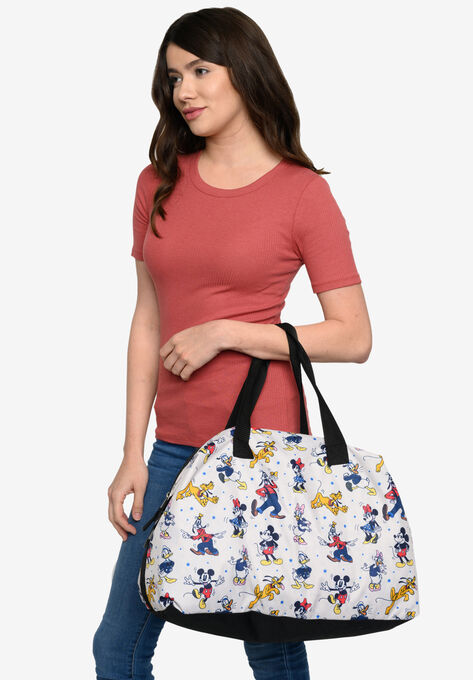 Mickey Mouse & Friends Weekender Duffel Bag Travel Carry-On Minnie Goofy, , on-hover image number null