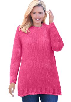 Crewneck Chenille Sweater