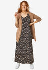 Sleeveless Knit Maxi Dress, , alternate image number null