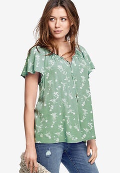 Flutter Sleeve Blouse