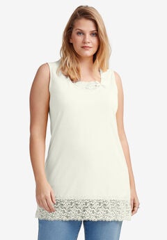 Lace Up Plus Size Tops