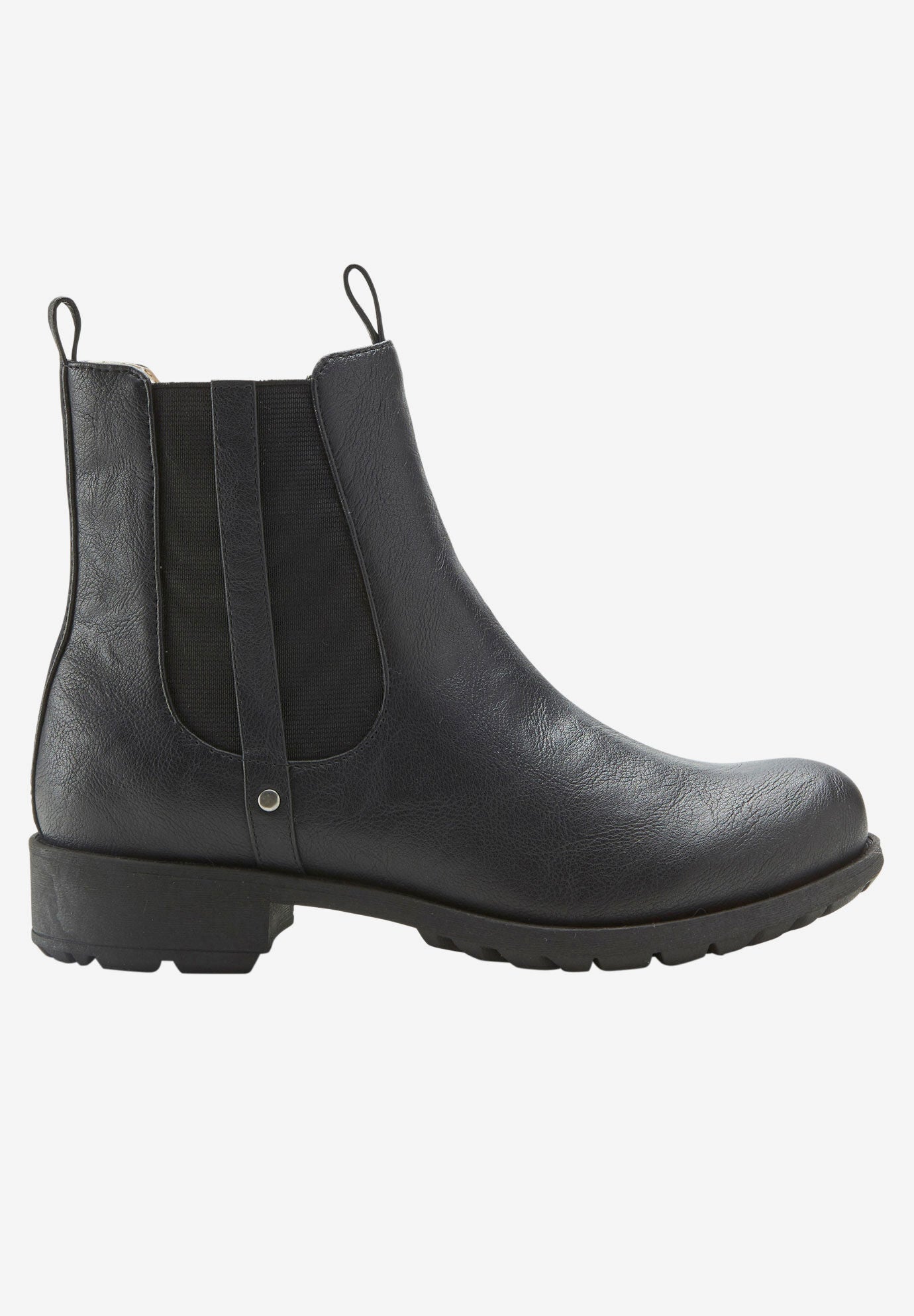 sherpa chelsea boots