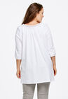 Crochet Trim Tunic, , on-hover image number null