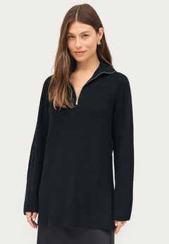 Plus Size Long Black Sweaters
