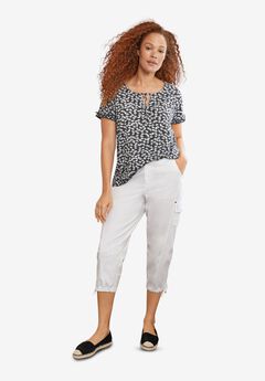 Stretch Cargo Capris by ellos®