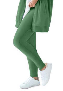 Cotton Spandex Full Length Leggings