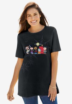 Black Peanuts Trick or Treat Tee
