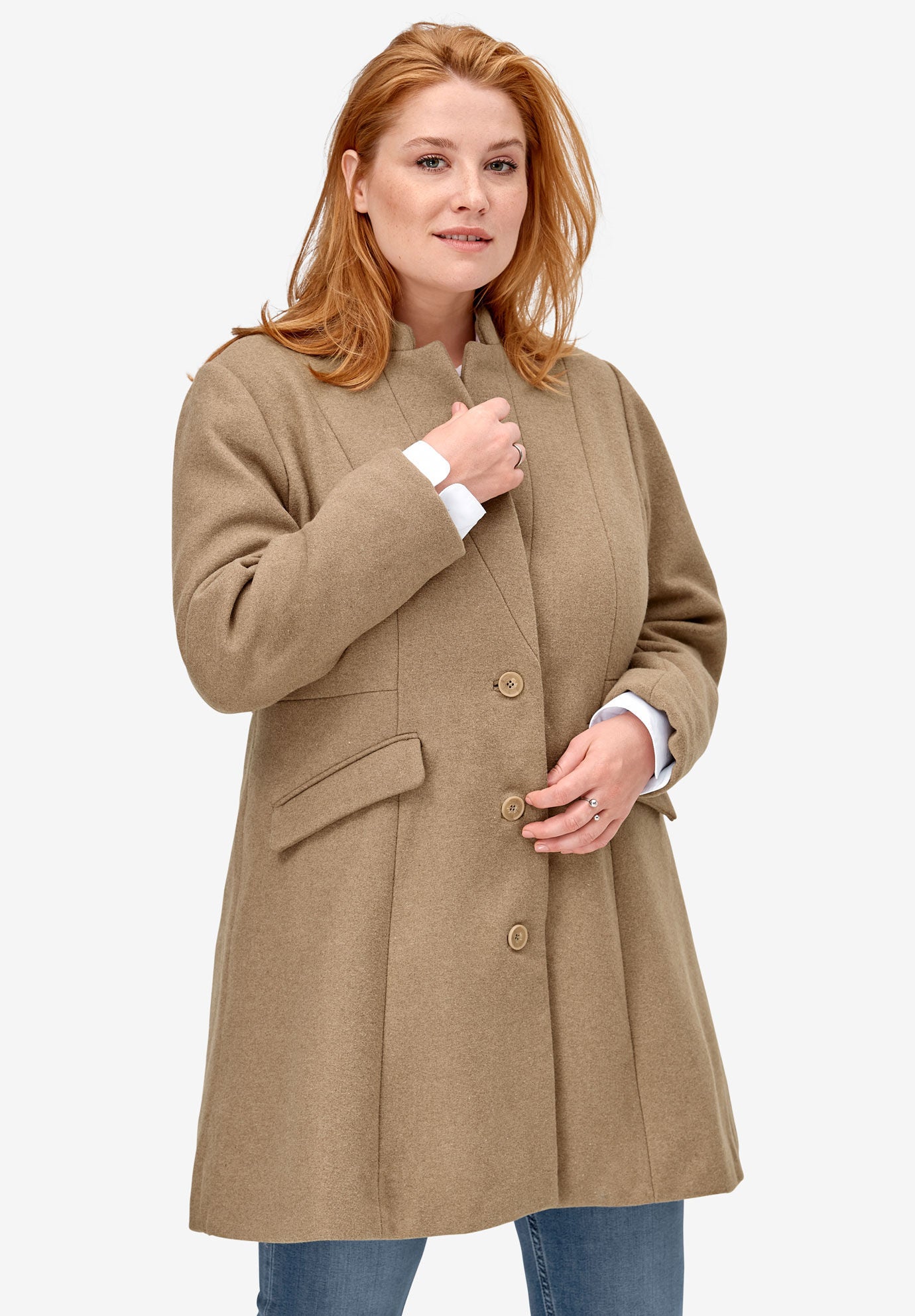woman within wool coats