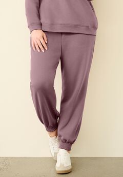 Drawstring Waist Fleece Sweatpants