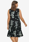 Fit and Flare Knit Dress, , on-hover image number null