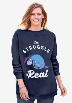 Plus Size Lightweight Sweatshirts