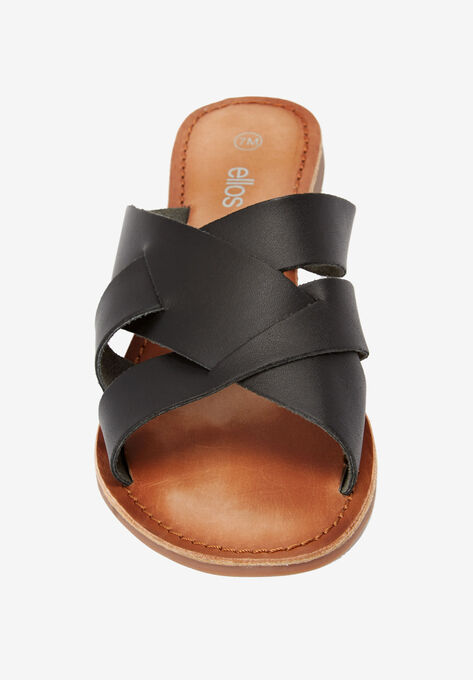 Multi-Strap Leather Sandal, , alternate image number null