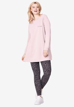 French Terry Love Tunic Sweatshirt