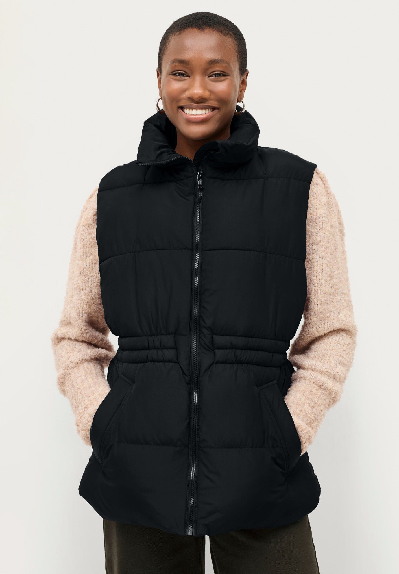 Faux Leather Cape Jacket | Woman Within
