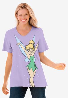 Lavender Tinkerbell V-Neck Tee