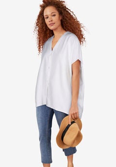 Plus Size Linen Shirts