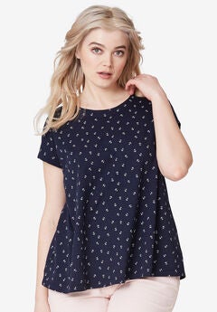 Trapeze Knit Tee