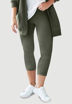 Stretch Knit Capri Legging