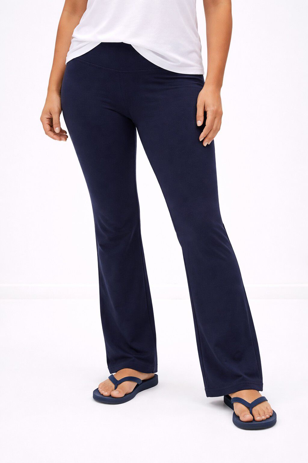 Cotton Spandex Bootcut Leggings