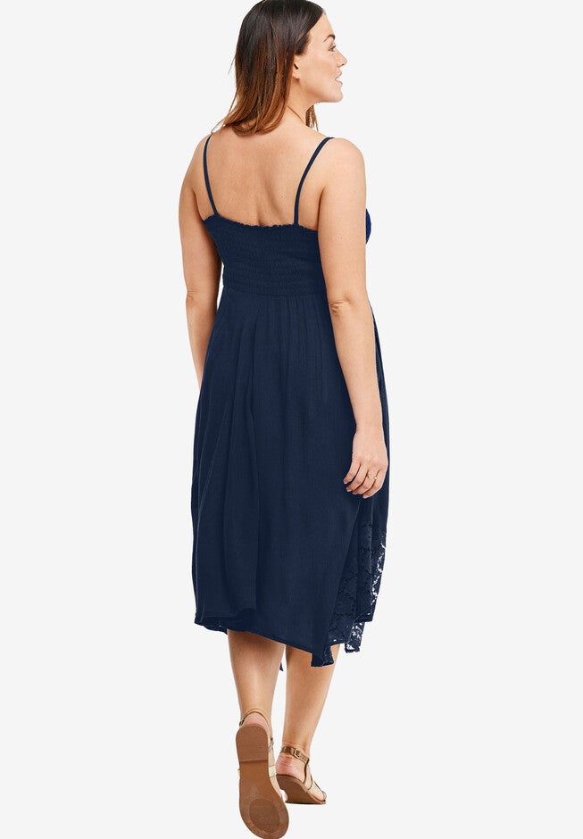 Handkerchief Hem Dress, , on-hover image number null
