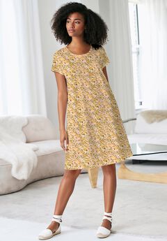 A-Line Knit Tee Dress